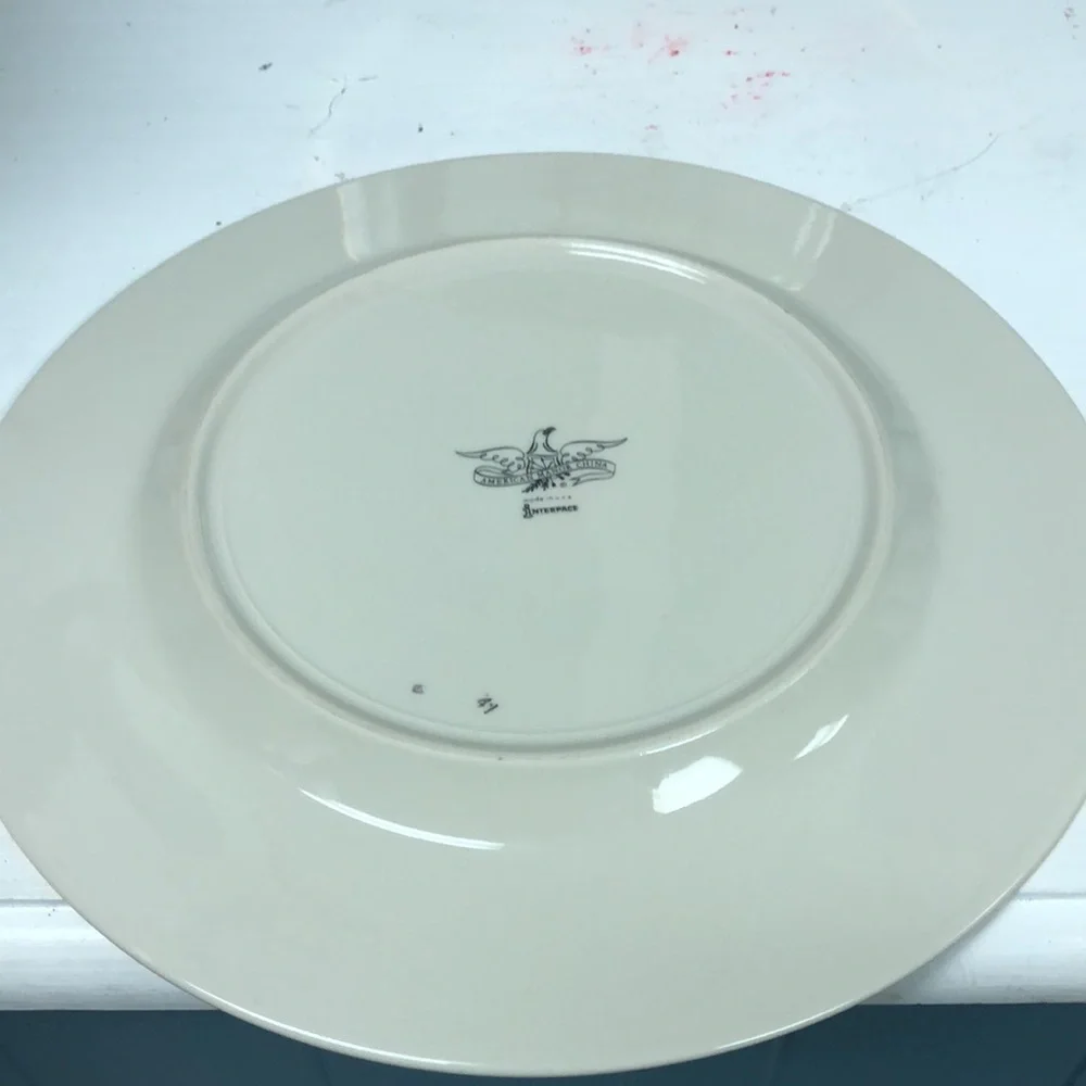 Interface American Manor China California Quail & Woodcock 11” plates‎ made USA